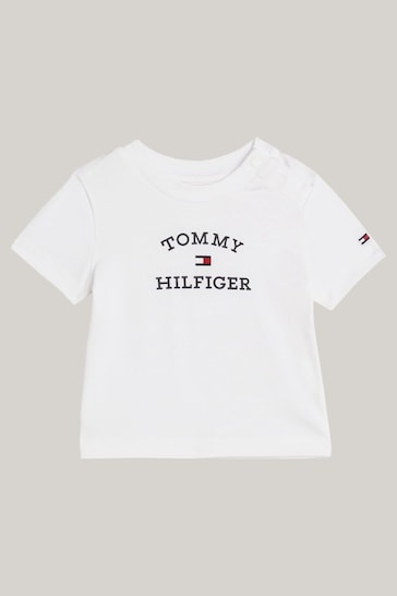 Tommy Hilfiger Baby Logo White T-Shirt