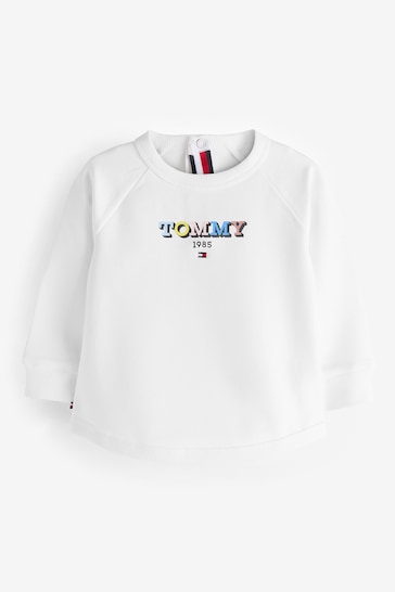 Tommy Hilfiger Baby Multicolor White Sweatshirt