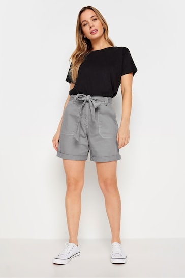 M&Co Grey Petite Cargo Shorts