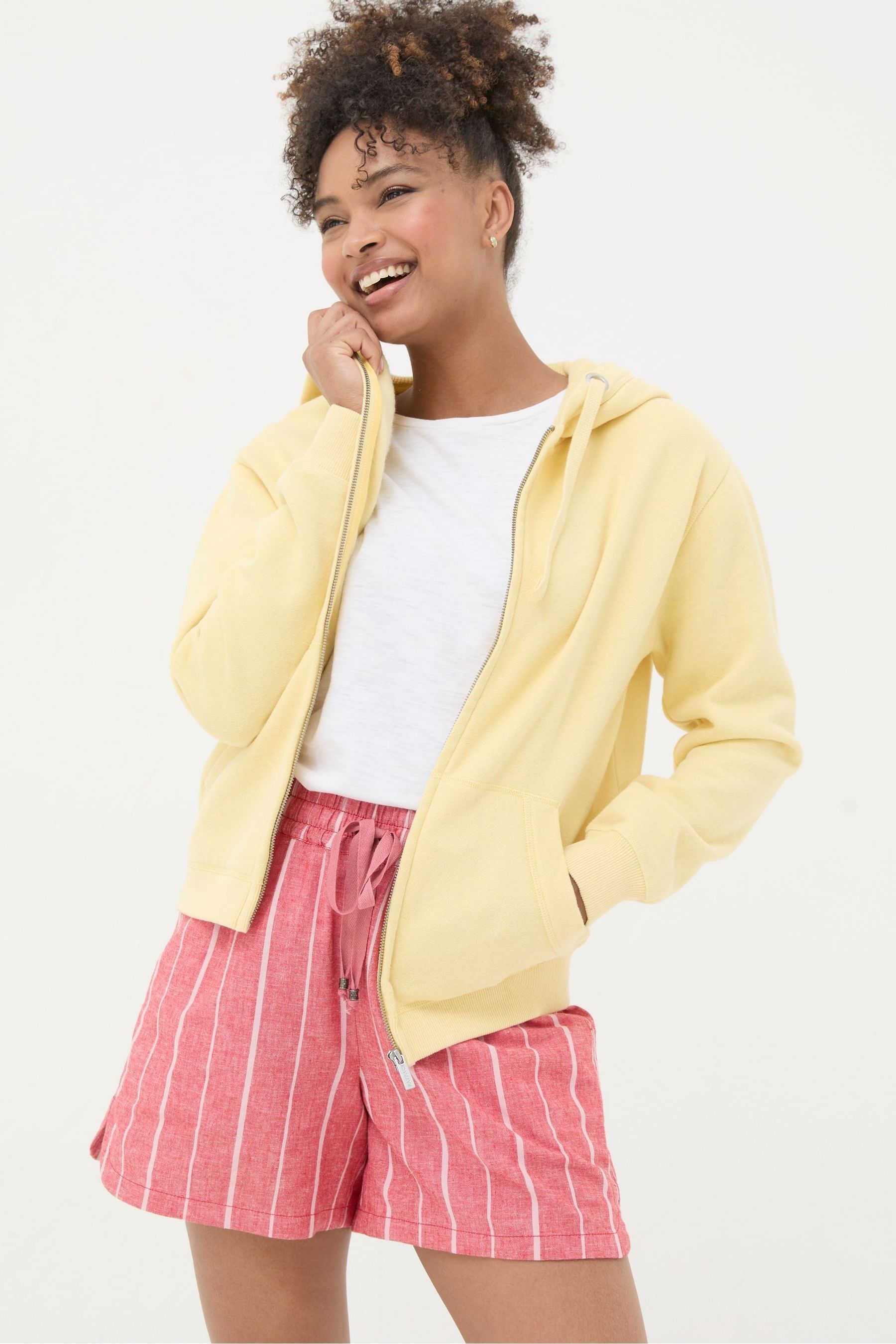 Pink yellow hoodie best sale