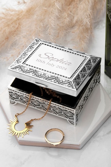 Personalised Miniature Mosaic Trinket Box by Treat Republic