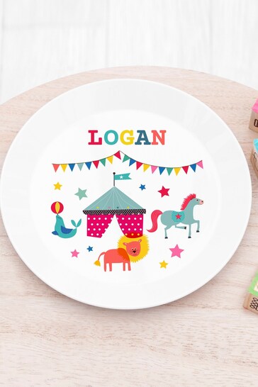 Personalised Circus Childrens Dinner Set by Treat Republic