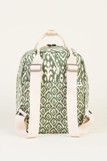 Brakeburn Green Ikat Mix Backpack
