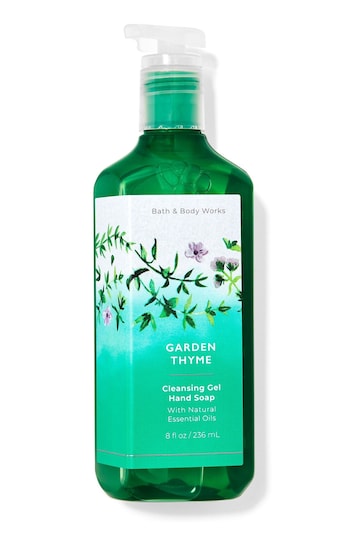 Bath & Body Works Garden Thyme Cleansing Gel Hand Soap 8 fl oz / 236 mL