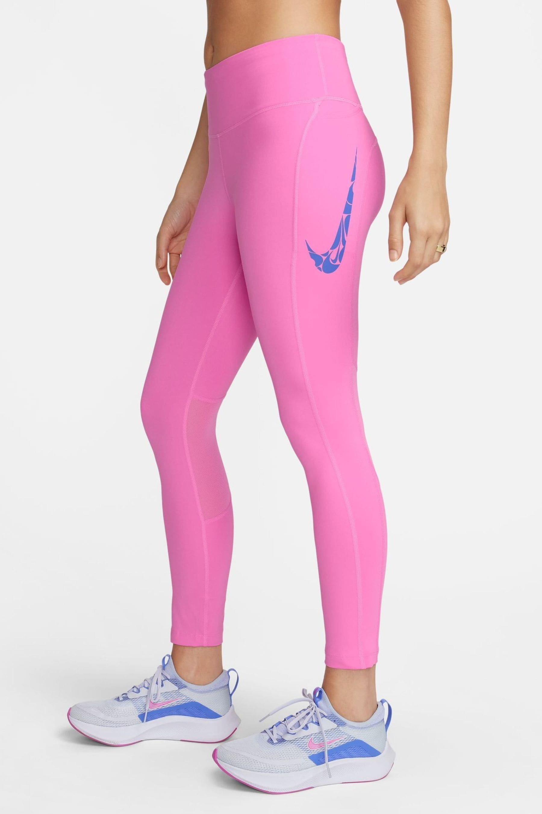 Nike pink hot sale leggins