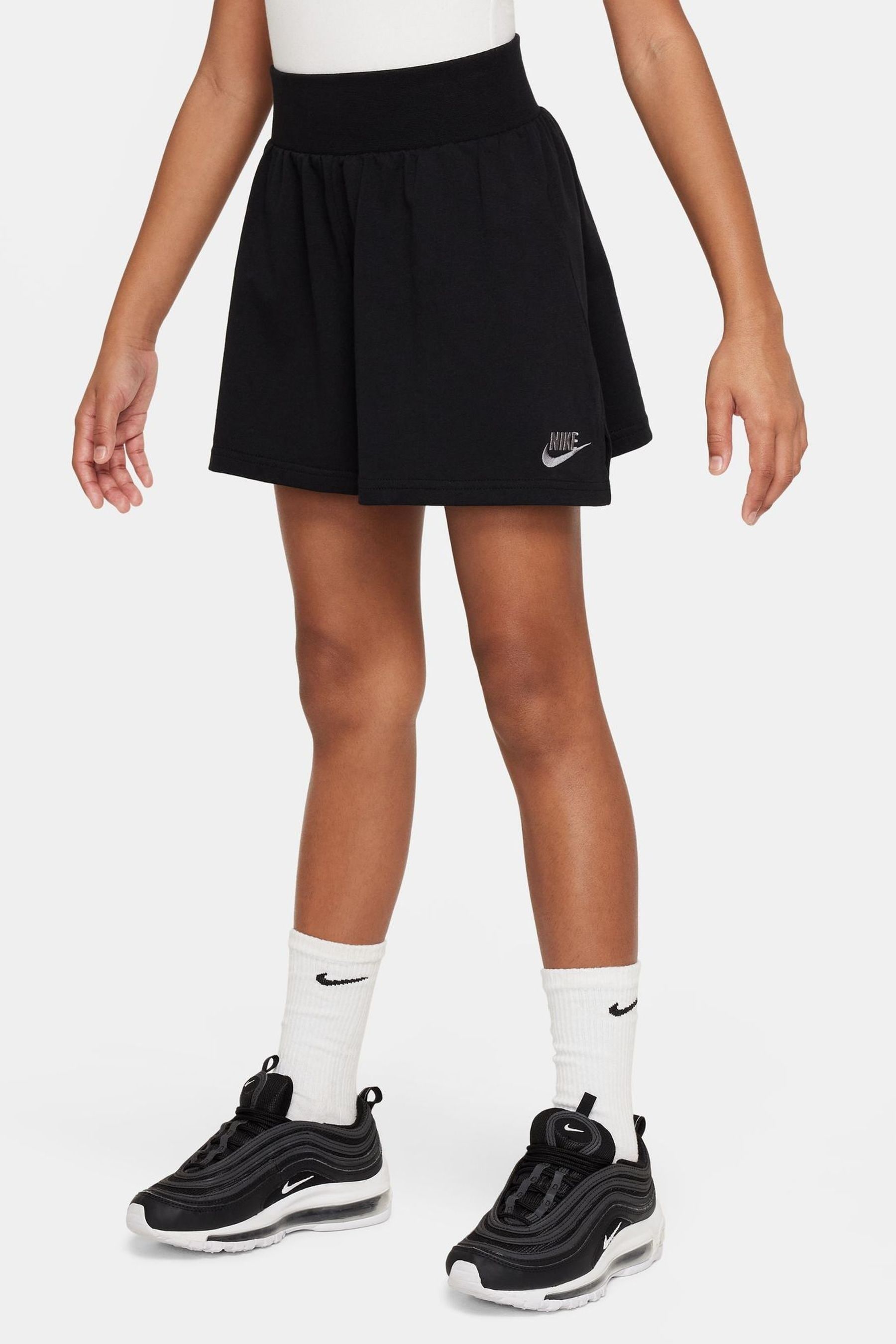 Nike jersey shorts black online
