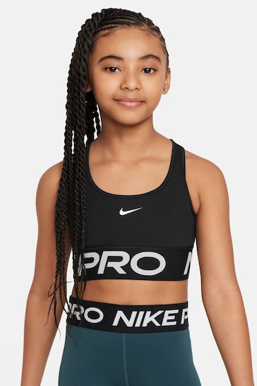 Nike Black Pro Swoosh Bra