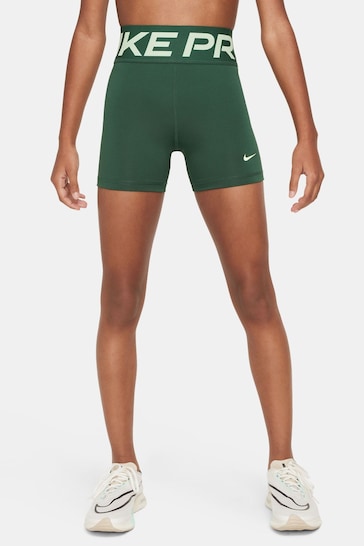 Nike Green Pro Dri-FIT 3 Inch Shorts