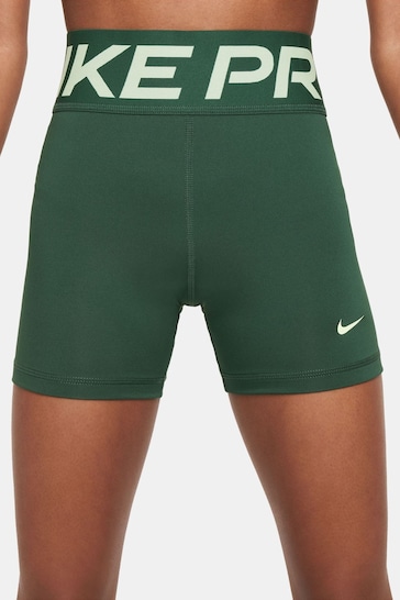Nike Green Pro Dri-FIT 3 Inch Shorts