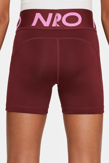 Nike Red Pro Dri-FIT 3 Inch Shorts