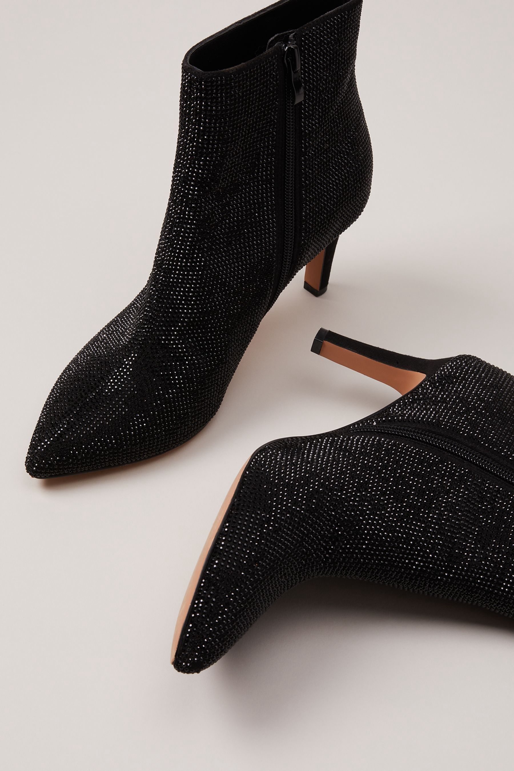 Buy Phase Eight Sparkly Black Boots from the Next UK online shop