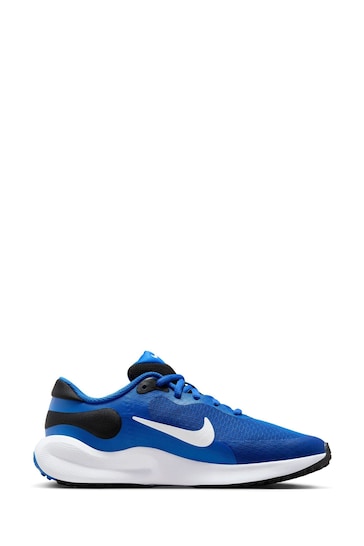 Nike Blue/White Youth Revolution 7 Trainers