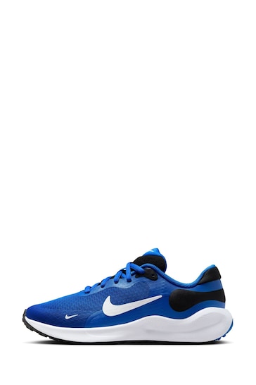 Nike Blue/White Youth Revolution 7 Trainers