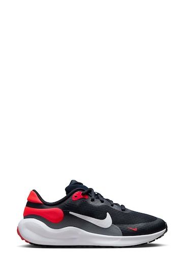 Nike Navy/Red Youth Revolution 7 Trainers