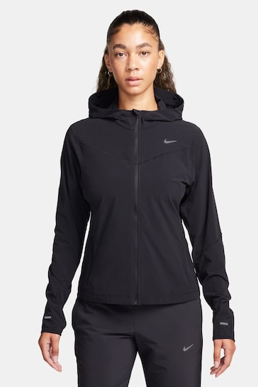 Nike Coal Black Swift UV Running Jacket