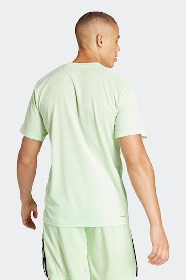 adidas Lemon Green Train Essentials Training T-Shirt