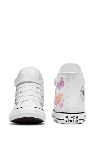 Converse White/Pink Chuck Taylor All Star High Trainers