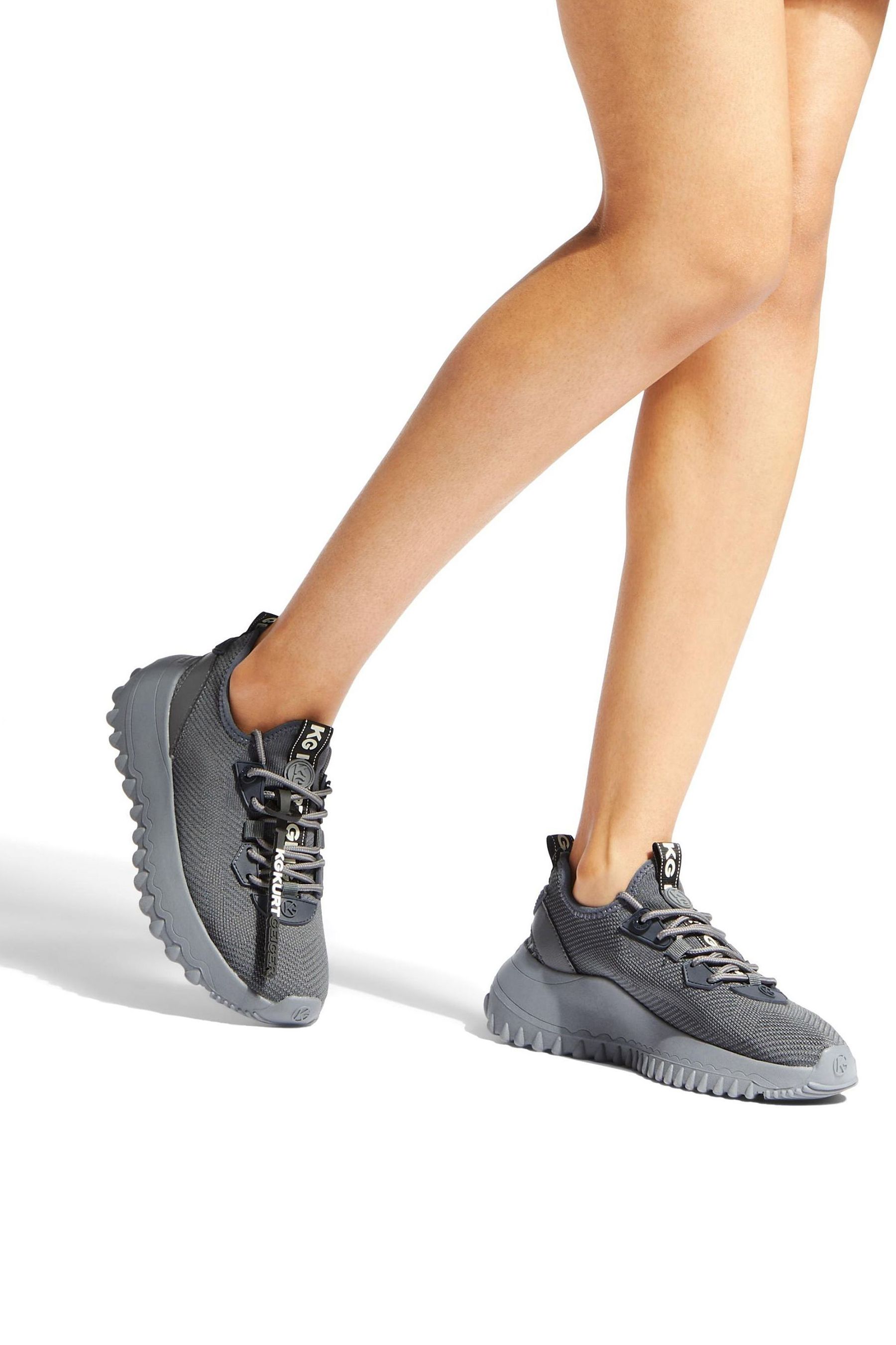 Grey kurt geiger trainers store