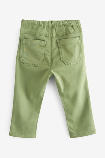 Soft Green Super Soft Pull On Jeans With Stretch (3mths-7yrs)