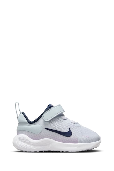 Nike Lilac Grey Infant Revolution 7 Trainers