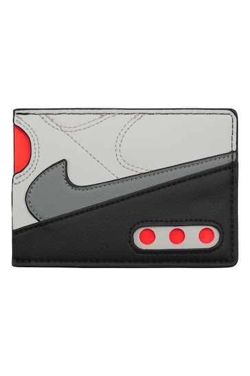 Nike Black/Grey Icon Air Max 90 Card Wallet