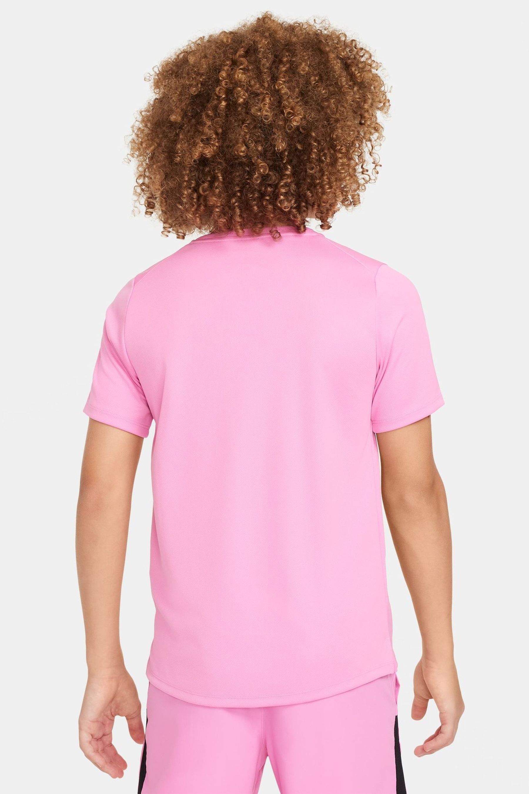 Neon pink nike sales top