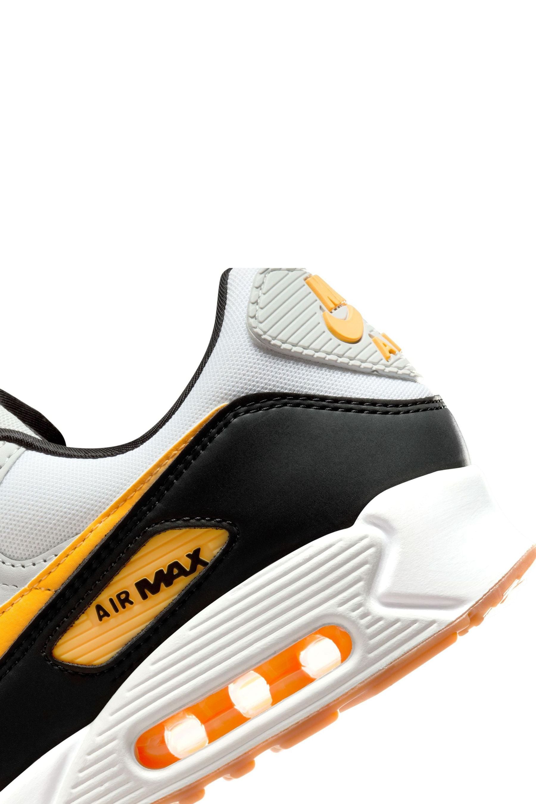 Orange and white discount air max 90