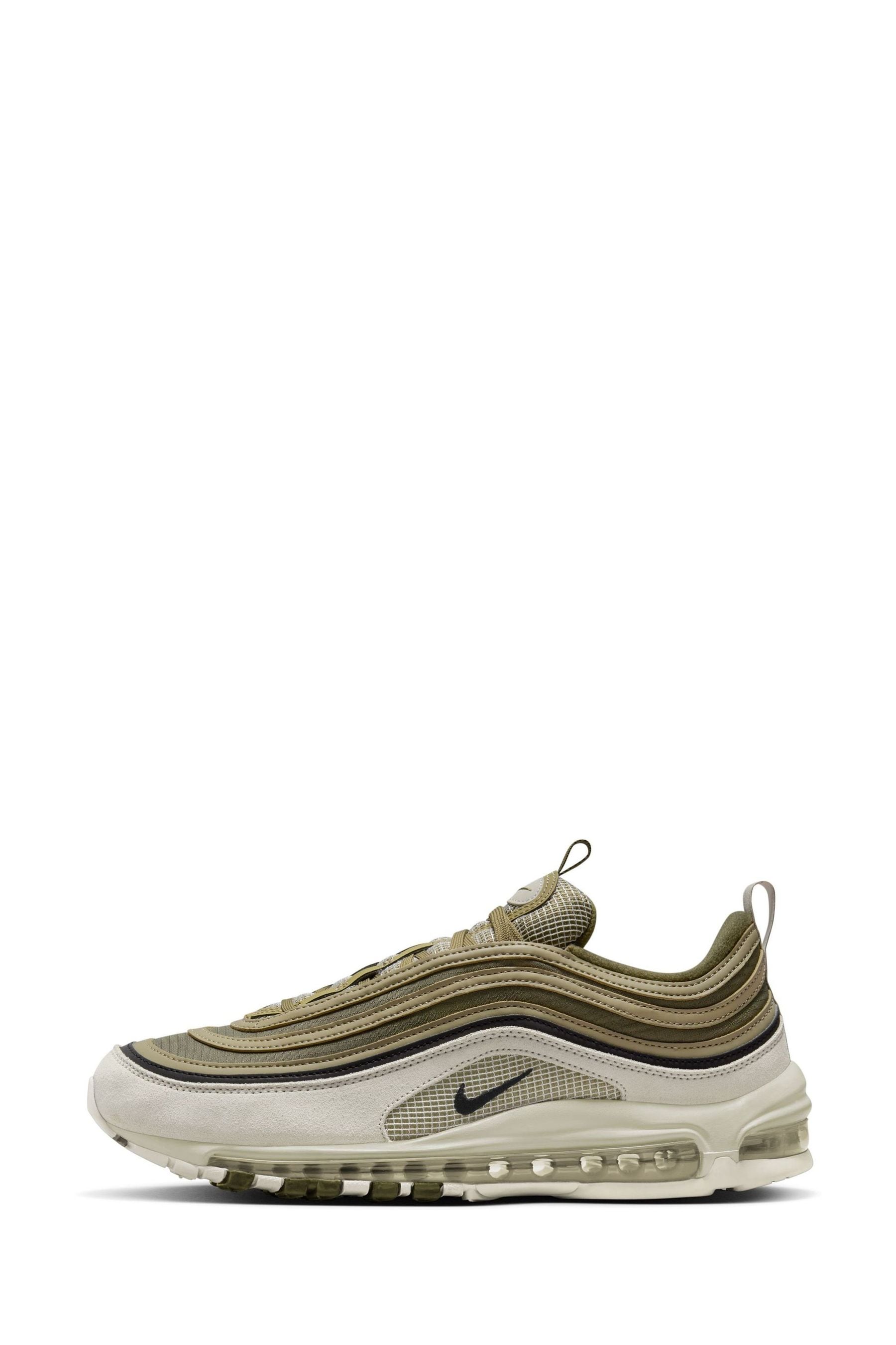 Khaki green nike trainers top