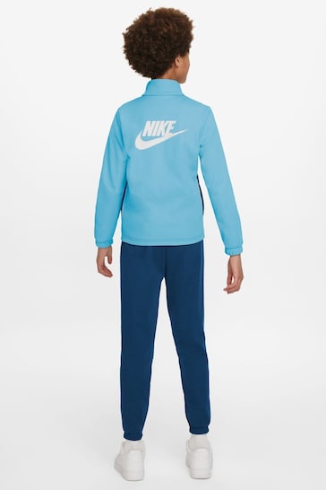 Nike Light Blue Full Zip Tracksuit