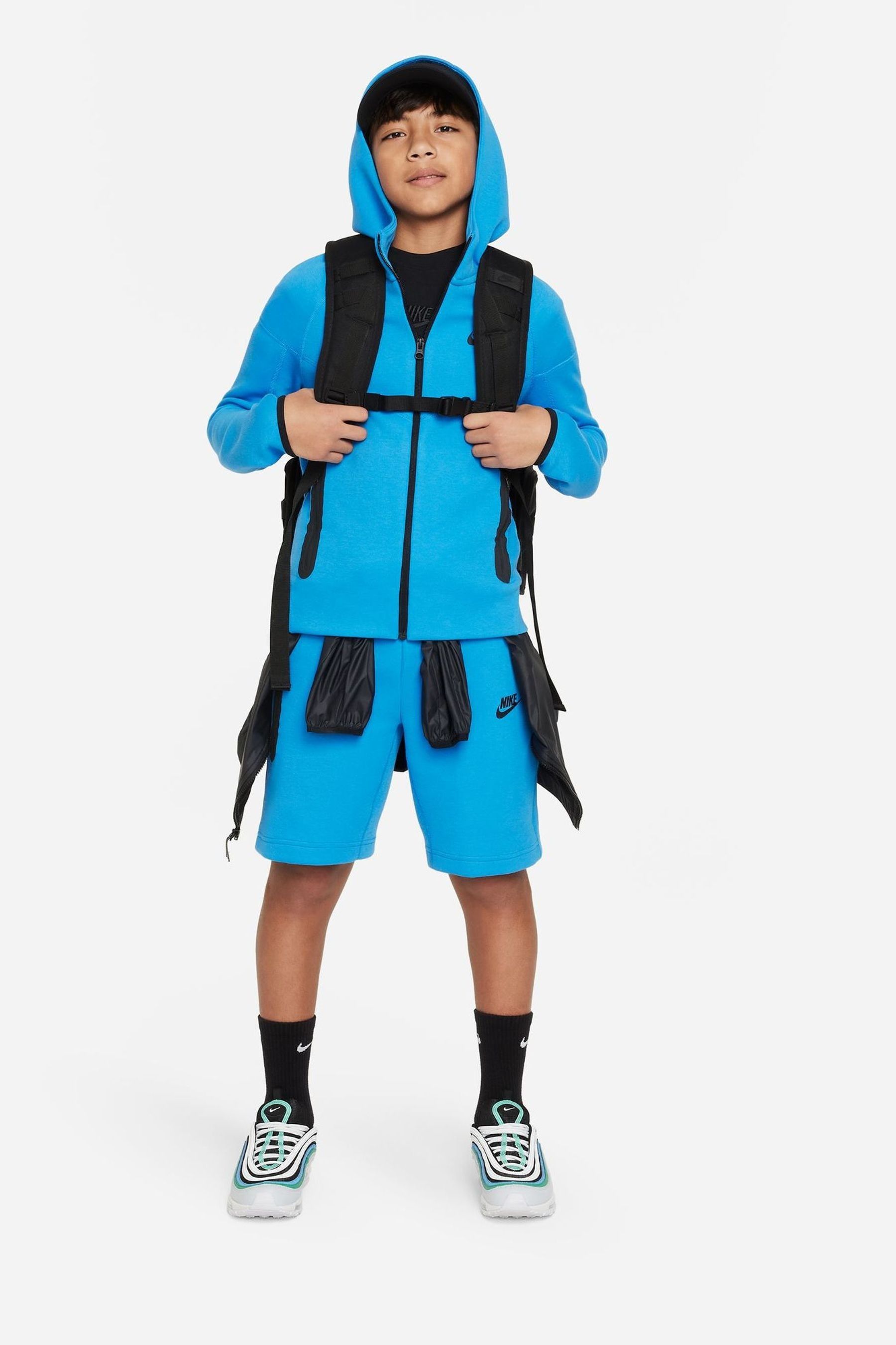 Bright blue tech fleece hotsell