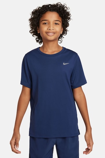 Nike Dark Blue Dri-FIT Miler T-Shirt