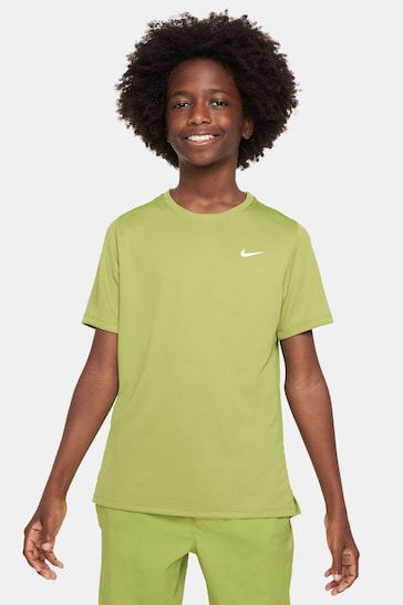Nike Chartreuse Green Dri-FIT Miler T-Shirt