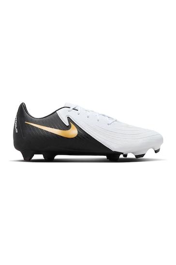 Nike White Phantom Academy Multi Ground Football Boots