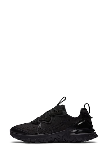 Nike Black React Vision Youth Trainers