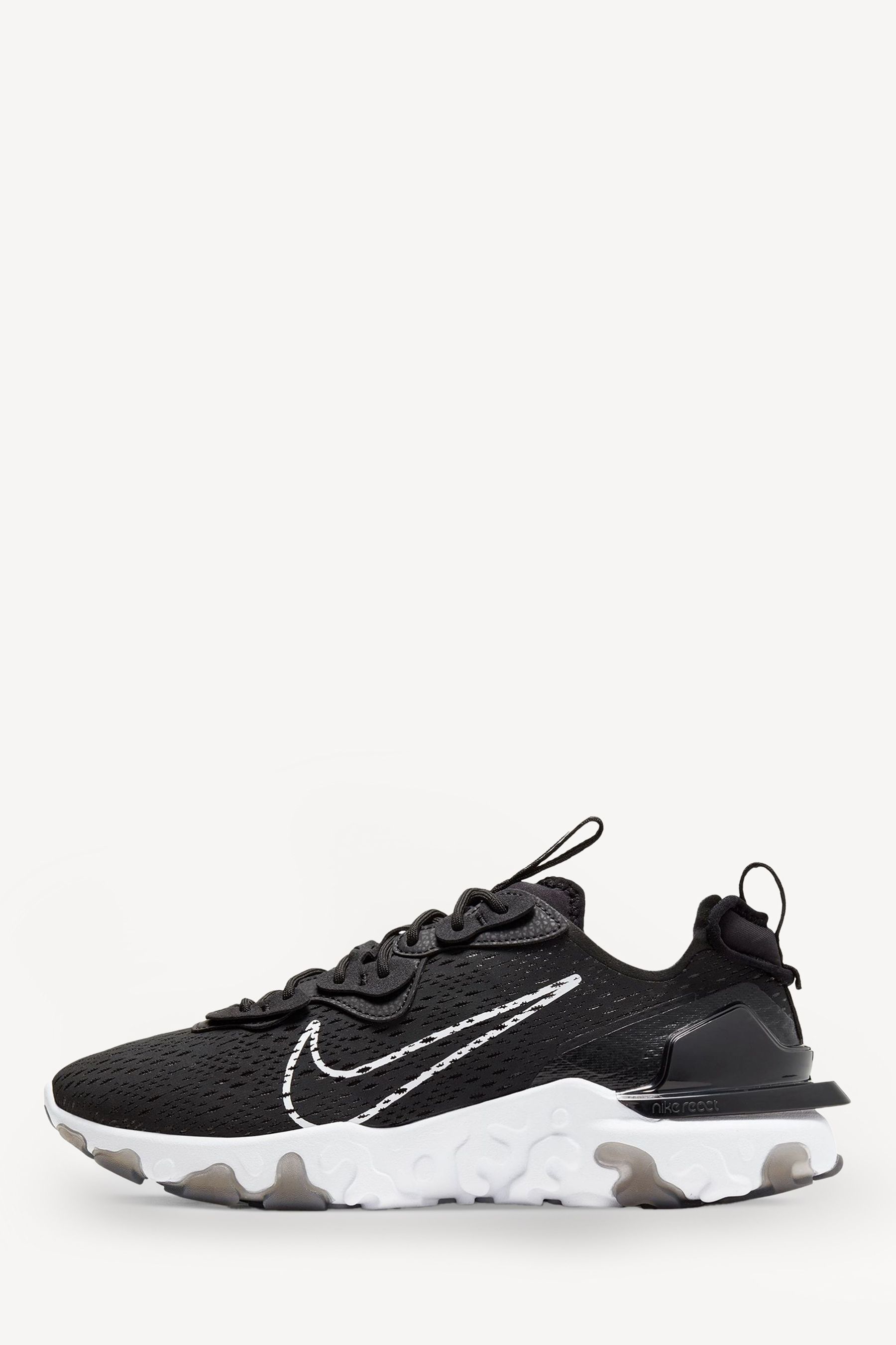 Nike react black white sales