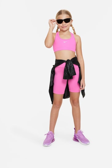 Nike Playful Pink Dri-FIT Swoosh Support Bra