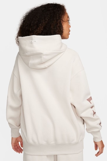 Nike Neutral Oversized Fleece Logo Hoodie