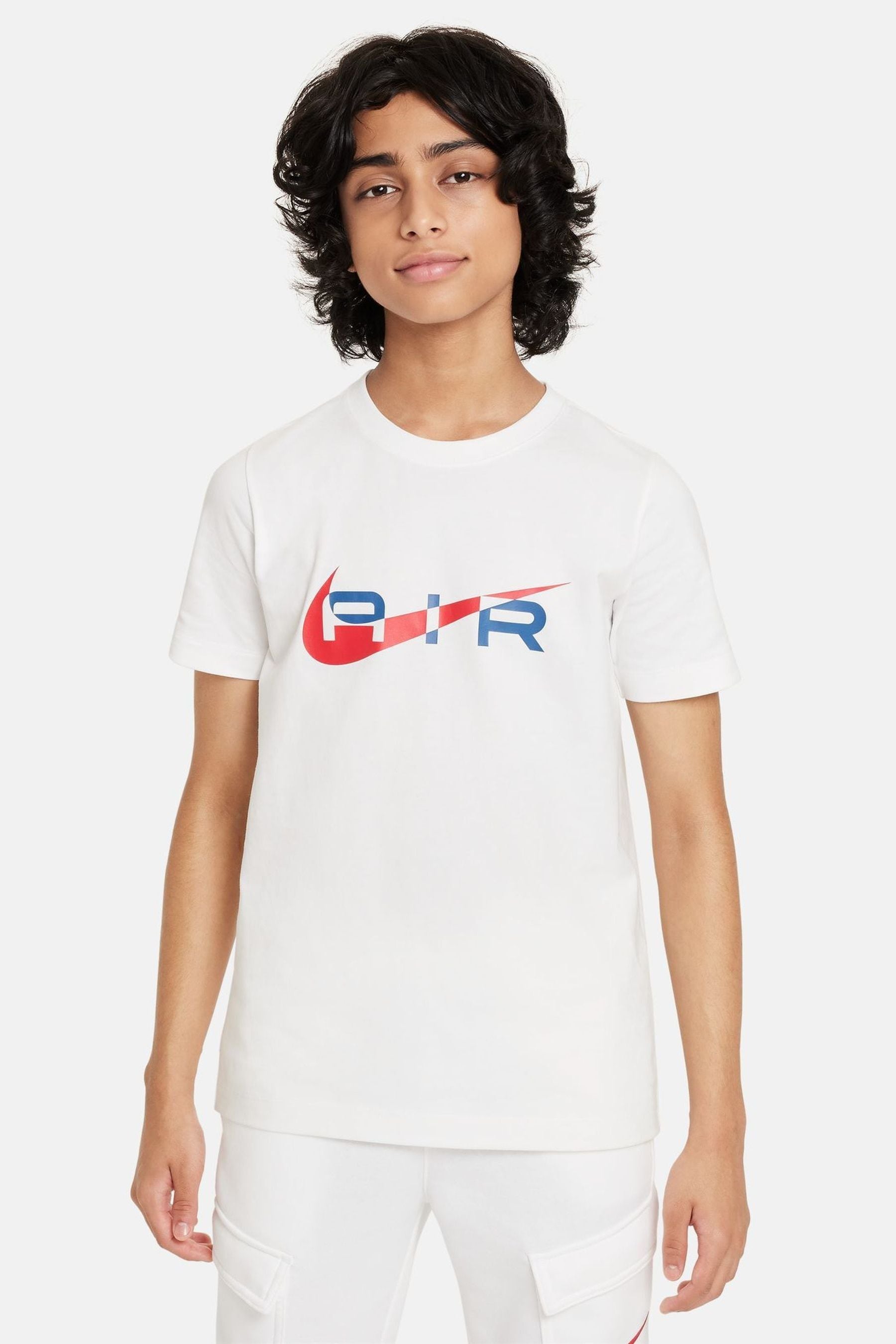 Nike air on sale white t shirt