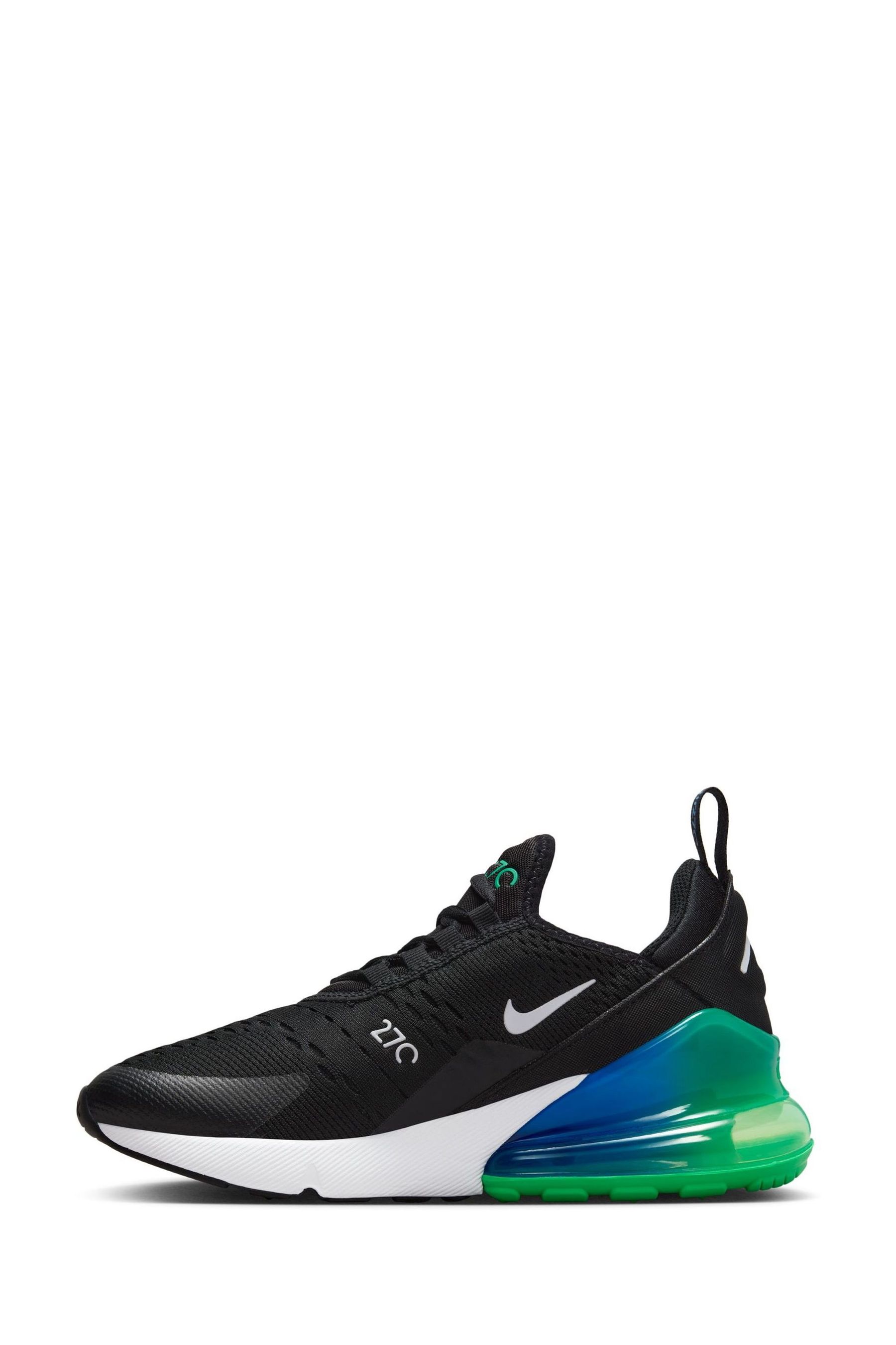 Air max 270 womens black sales and blue