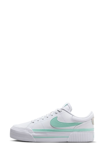Nike White Court Legacy Lift Trainers