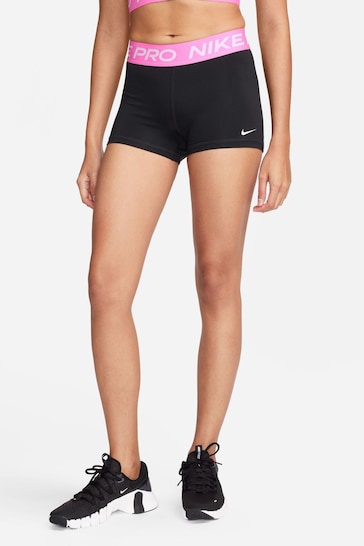 Nike Black/Pink 365 3 Inch Shorts