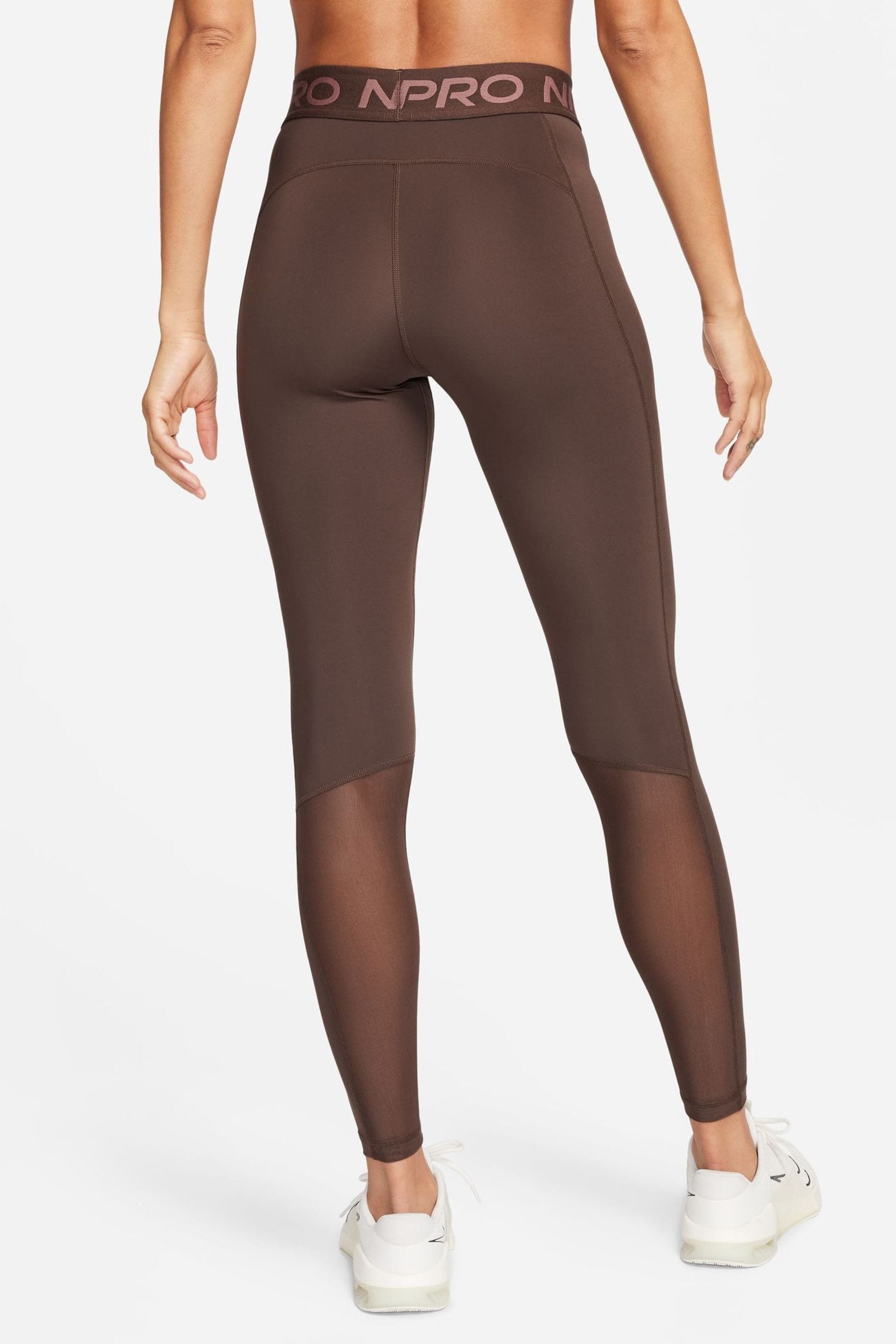 Nike Brown Pro 365 Leggings