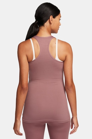 Nike Brown Maternity Dri-FIT Vest Top