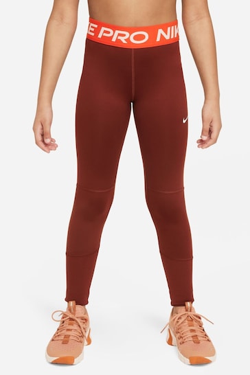 Nike Red Dri-FIT High Waisted Pro Leggings