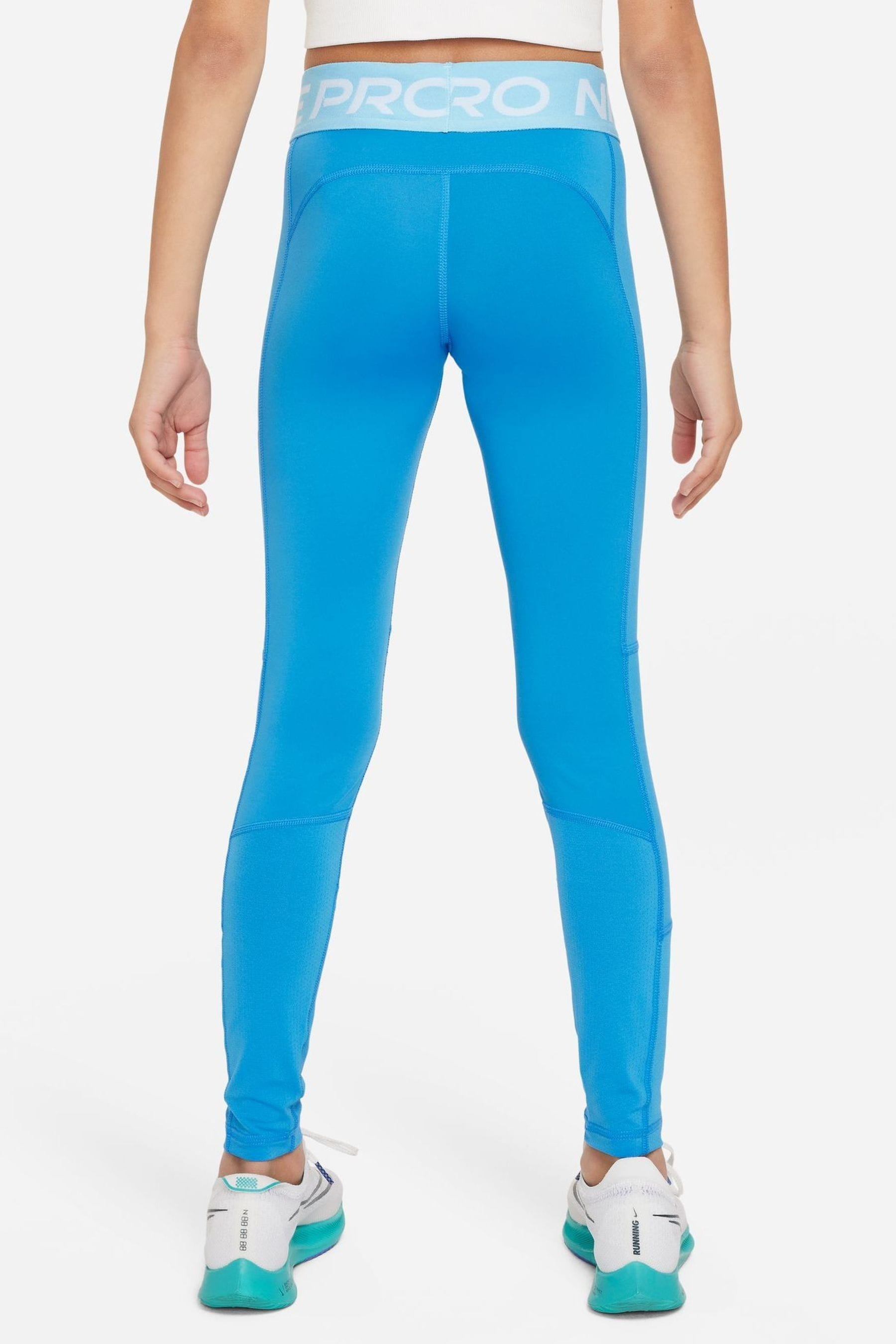 Nike pro training blue marble print legging cheap
