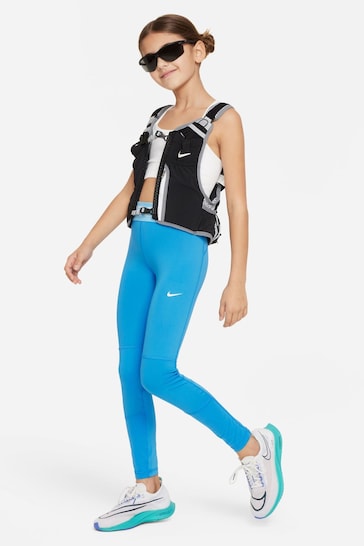 Buy Nike Blue Performance High Waisted Pro Leggings from the Next