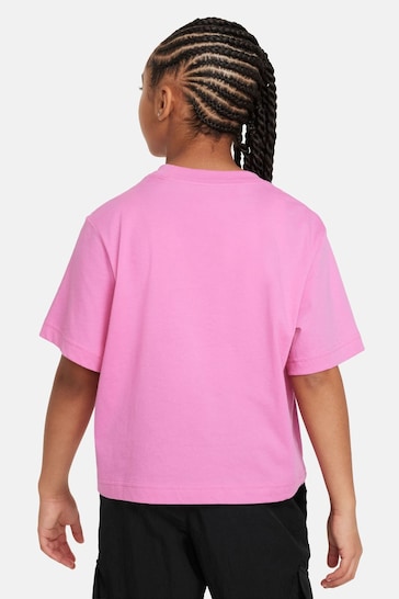 Nike Pink Oversized Essentials Boxy T-Shirt
