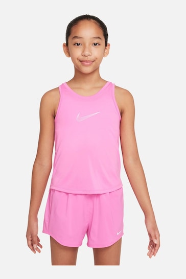 Nike Pink Dri-FIT Performance One Vest Top