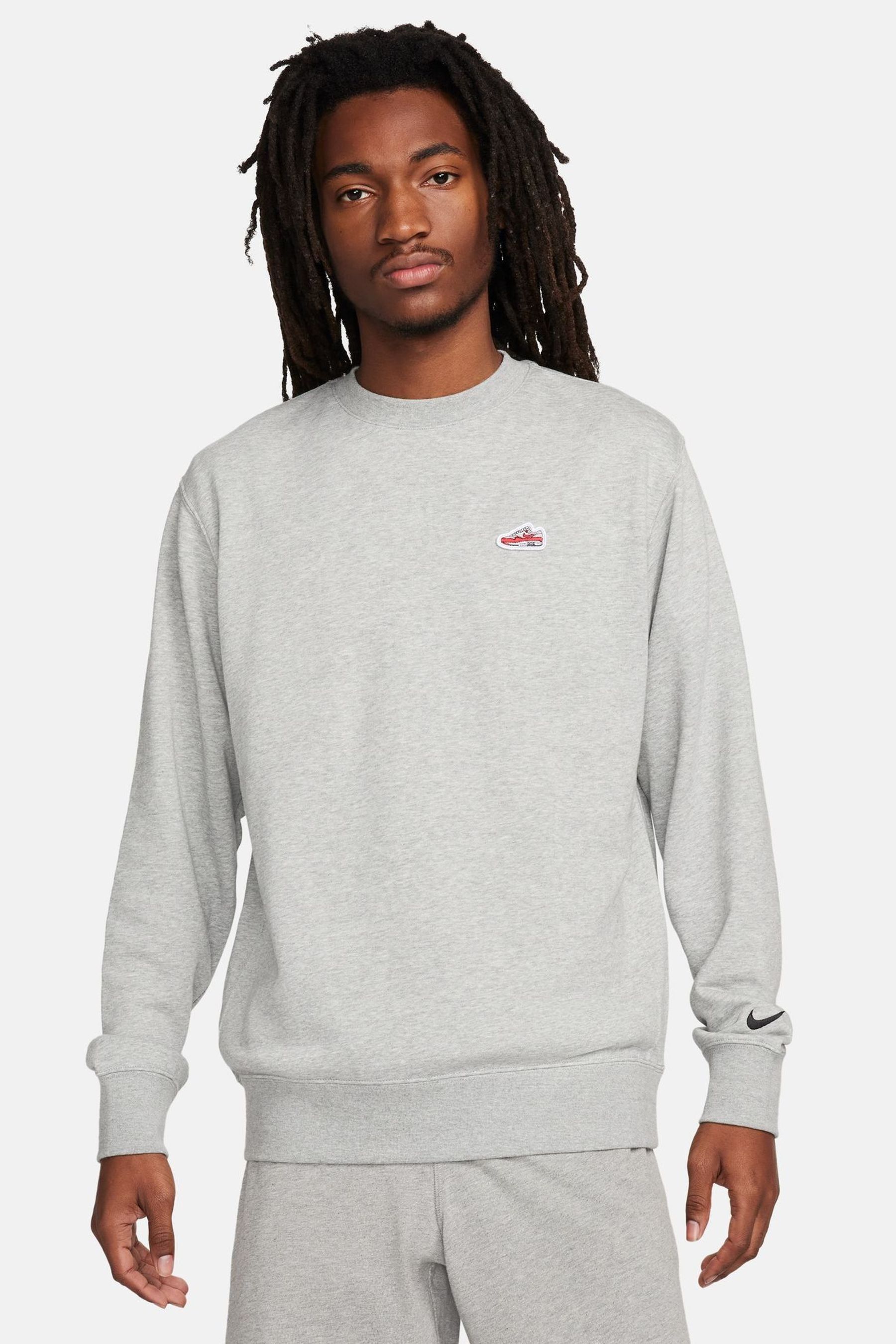 Buy Nike Dark Grey Sportswear Air Crew Sweatshirt from the Next UK