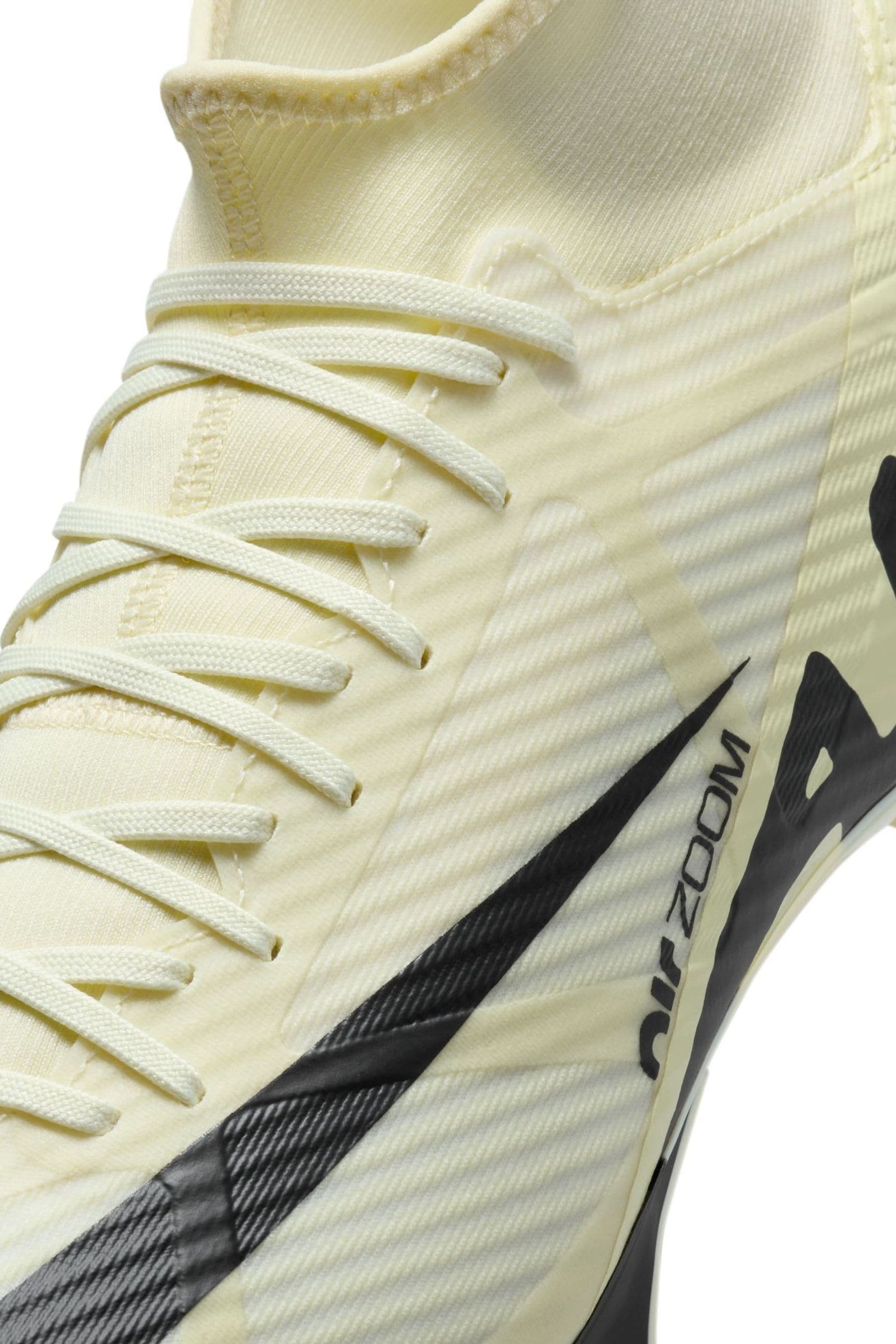 Buy Nike Yellow Zoom Mercurial Superfly 9 Multi Ground Football